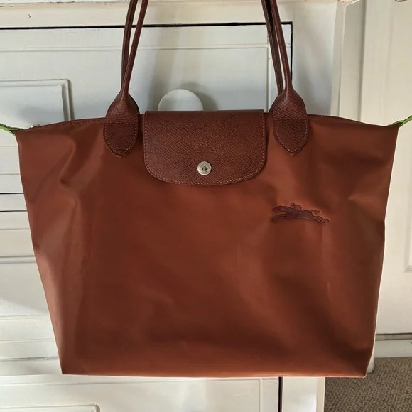 Longchamp Le Pliage Medium Tote Bag Cognac - Picture 3 of 12